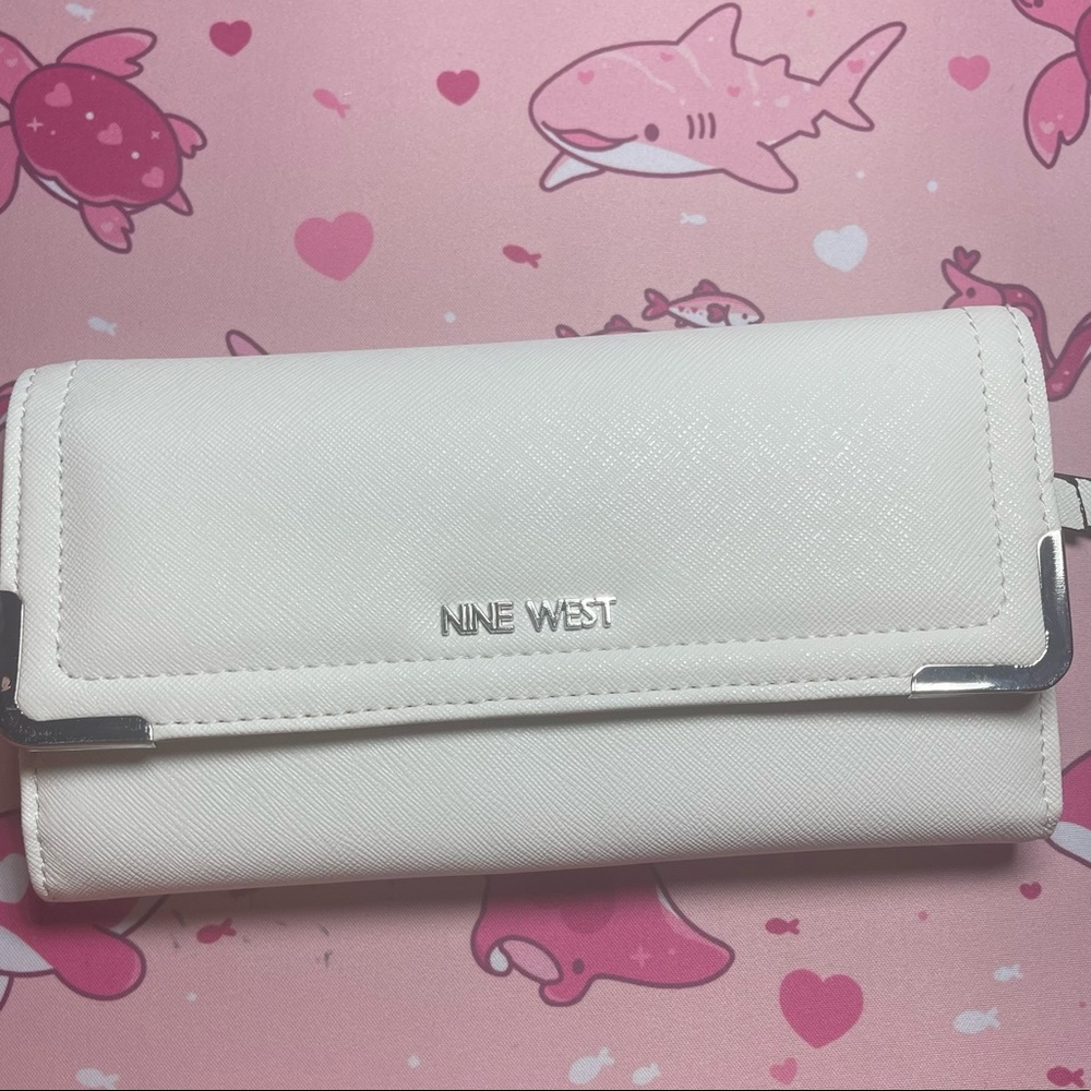 Chalk White NINE WEST wallet